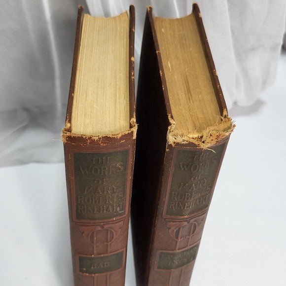 The Works of Mary Roberts Rinehart BAB: A Sub-Deb & Dangerous Days 1919 VTG HC - Picture 3 of 16